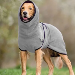 Dog Dry Coat – Soft & Quick-Dry Towel (XL, Army Green)